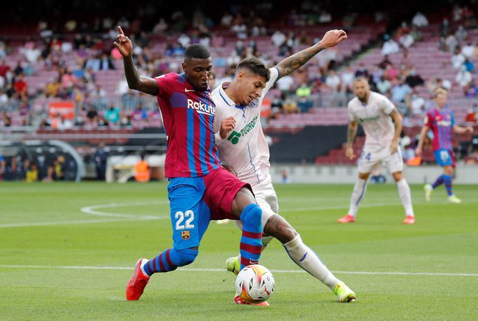 Emerson in action for Barcelona