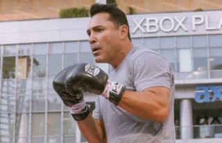 Oscar De La Hoya has been forced to pull out of his comeback fight against Vitor Belfort in Los Angeles next week after testing positive for coronavirus.