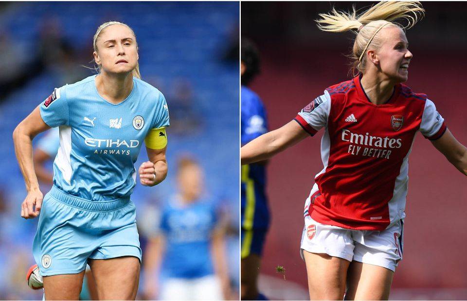 Steph Houghton and Beth Mead