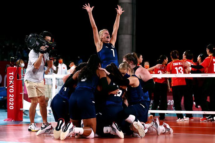 The United States defeated China to earn a gold medal in the sitting volleyball at the Tokyo 2020 Paralympic Games