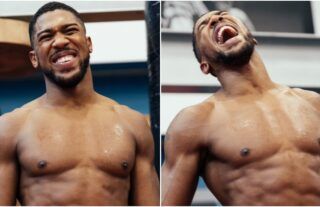 Eddie Hearn has praised Anthony Joshua's incredible physique