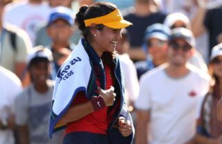 Emma Raducanu at the US Open