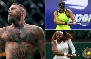 Conor McGregor, Serena Williams, Naomi Osaka