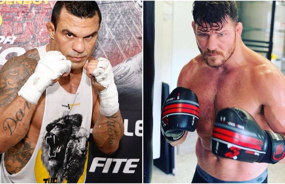 Michael Bisping hopes Evander Holyfield 'beats the f***' out of 'piece of s***' Vitor Belfort on September 11.