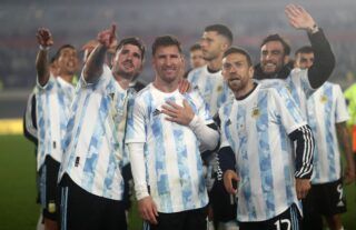 Lionel Messi broke down in tears celebrating Argentina's Copa America win