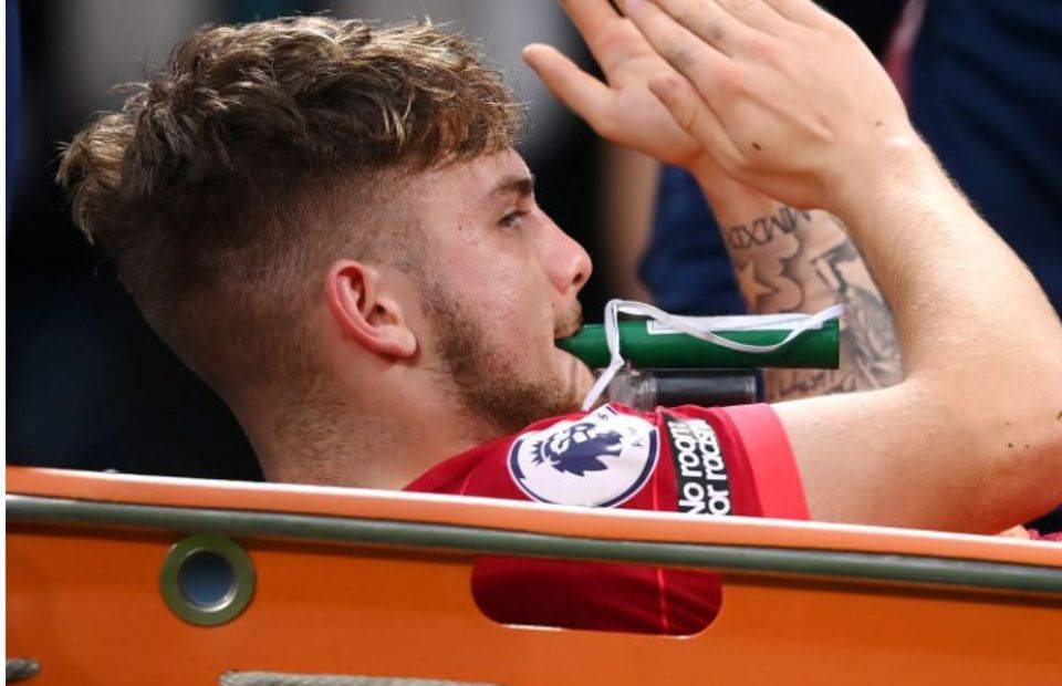 Harvey Elliott gave his shirt and boot to a fan in hospital