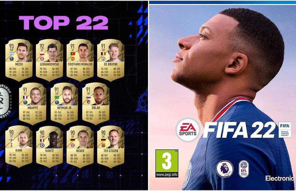 The top 22 players on FIFA 22 have been revealed...