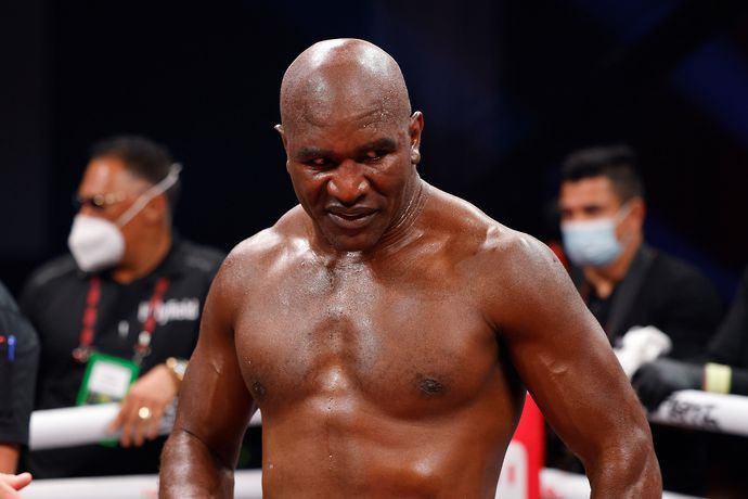Holyfield complained his comeback fight was stopped prematurely