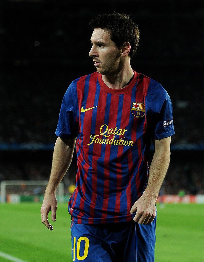Messi at Barcelona in 2011