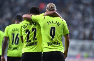 Jude Bellingham interrupted Erling Haaland's interview after Besiktas 1-2 Dortmund