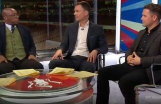 Ian Wright vs Chris Sutton and Michael Owen in 2017