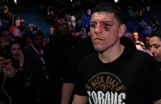 Nick Diaz finished Robbie Lawler in two rounds