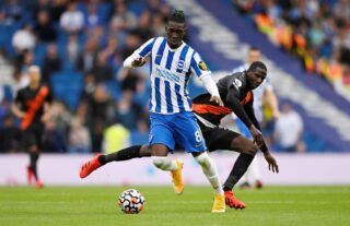 Brighton & Hove Albion's Manchester United and Liverpool target Yves Bissouma