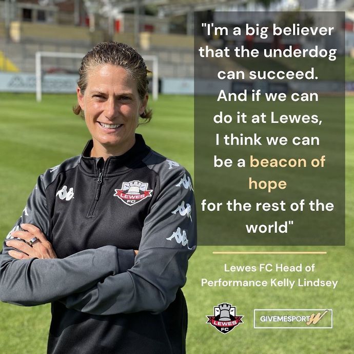 Kelly Lindsey hopes to turn Lewes FC into a 