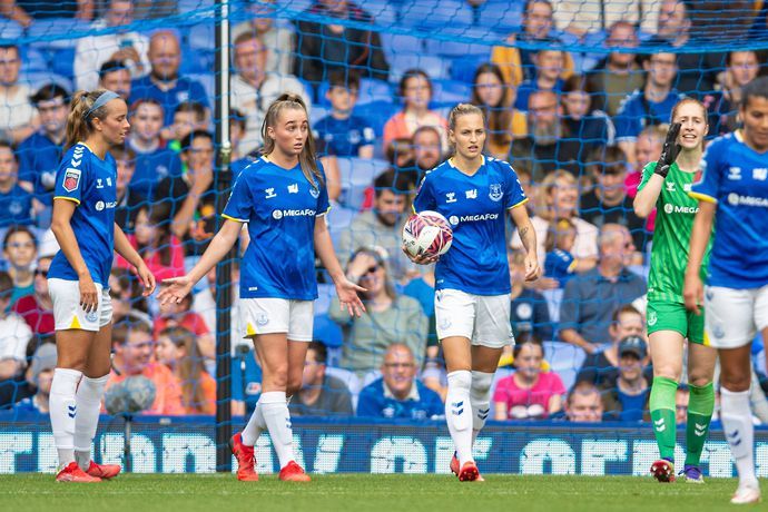 Everton played their opening match of the Women's Super League at Goodison Park