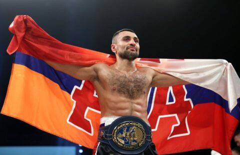 David Avanesyan stops Liam Taylor in the second round to defend his European welterweight title