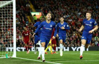 Eden Hazard scored some memorable goals at Anfield