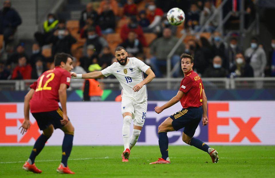Karim Benzema scored a beauty for France vs Spain
