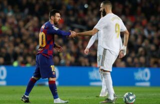 Karim Benzema and Lionel Messi