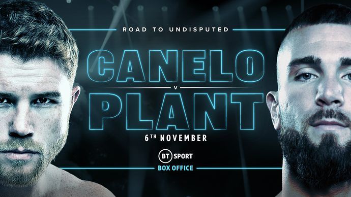 Canelo Alvarez vs Caleb Plant will be screened live on BT Sport Box Office for UK viewers.