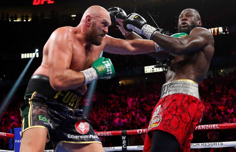 Deontay Wilder ended up in hospital after losing to Tyson Fury