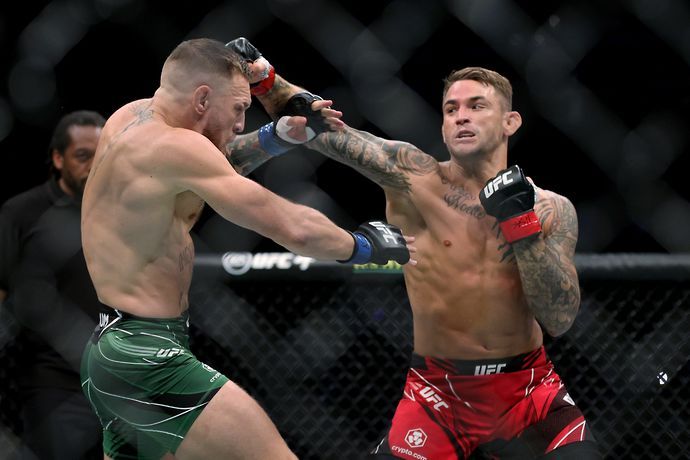 Dustin Poirier defeated Conor McGregor by technical knockout
