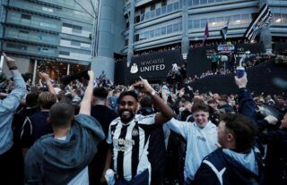 The takeover sparked wild scenes outside Newcastle United's St James' Park