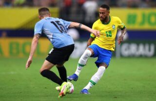 Neymar was at his brilliant best for Brazil vs Uruguay