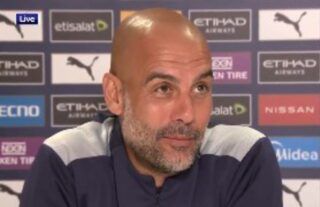 Guardiola's hilarious response when asked if he was ever left out of the starting line-up