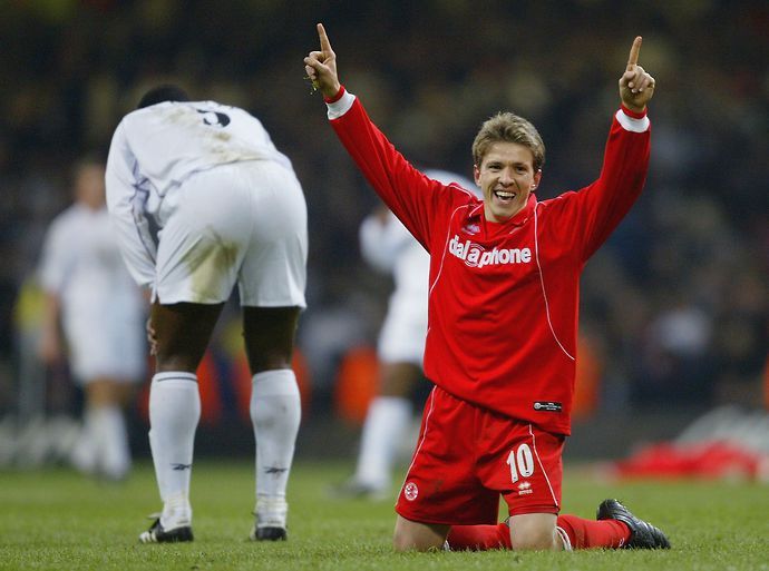 Juninho helped Middlesbrough win the League Cup in 2004, their first and only major trophy