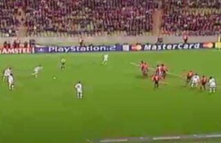 Juninho's incredible free-kick vs Bayern