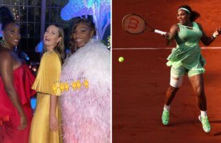 Serena Williams has revealed she "loved" chatting to fellow tennis legend Maria Sharapova at the Met Gala last month