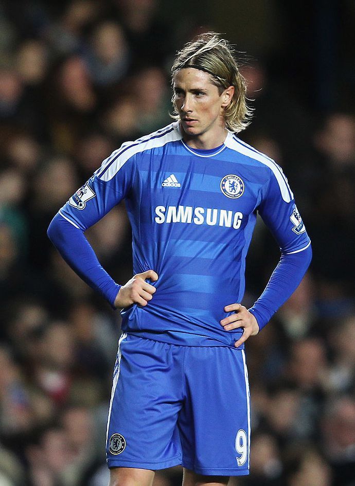 Torres in action for Chelsea