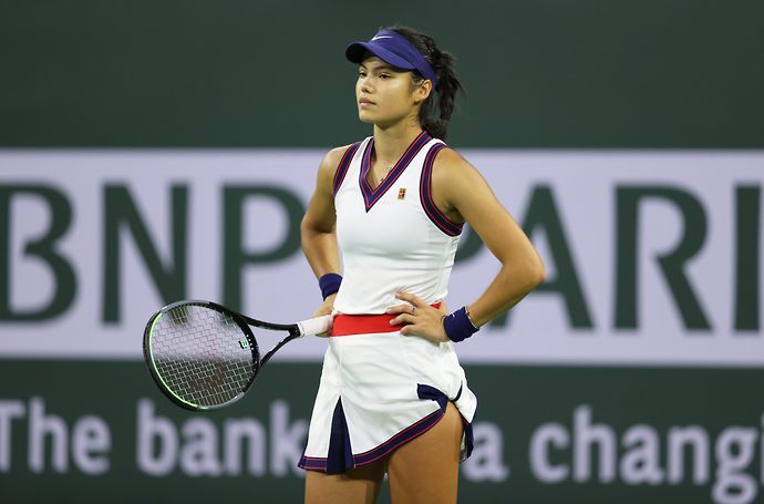 Emma Raducanu lost in the opening round at Indian Wells