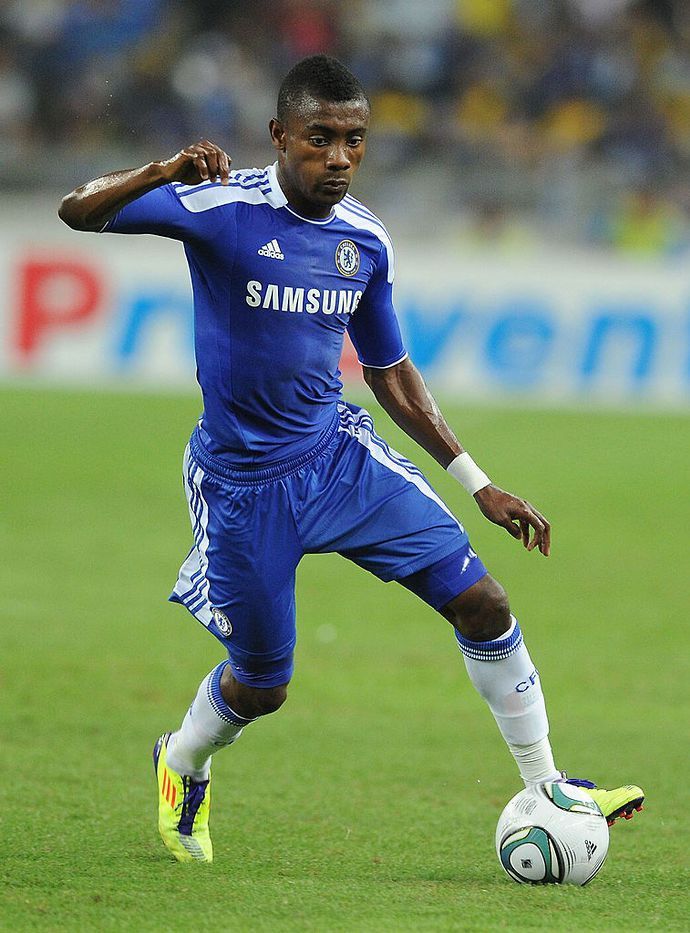 Salomon Kalou in action for Chelsea