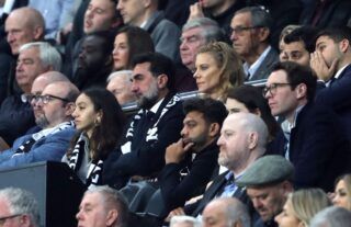 Newcastle United's owners watch on at St James' Park