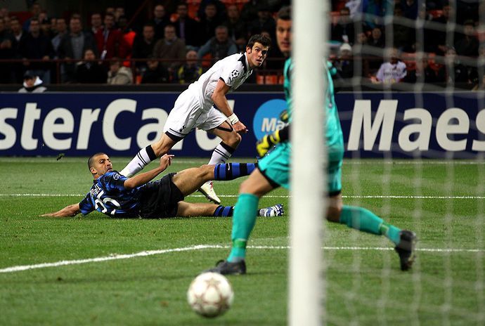 Gareth Bale scores against Inter