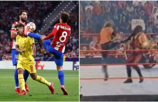Antoine Griezmann's horror tackle has earned some unwanted comparisons