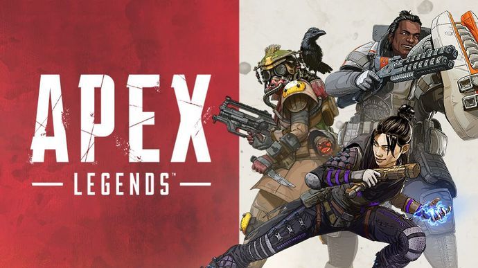 The artwork for the first ever season of Apex Legends featuring Bloodhound, Wraith and Gibraltar.