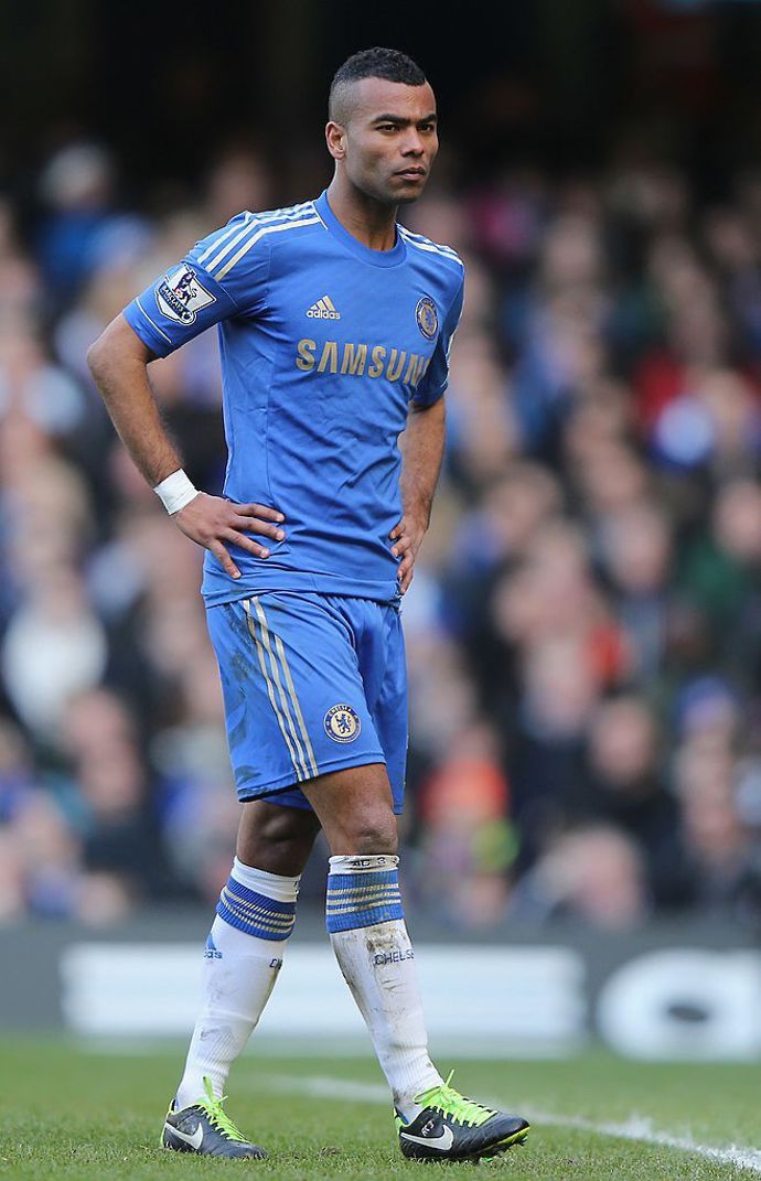 Ashley Cole in action for Chelsea
