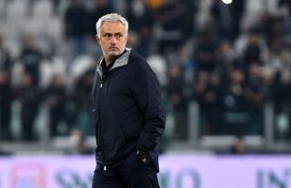 Jose Mourinho, who is now managing Roma