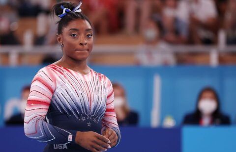 Four-time Olympic champion Simone Biles admitted she is "still scared to do gymnastics" in an honest interview on American talk show Today.