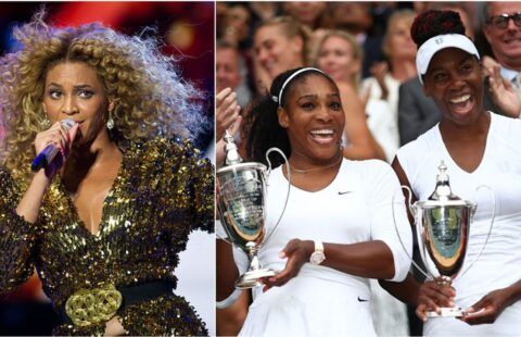 Beyonce, Serena and Venus Williams