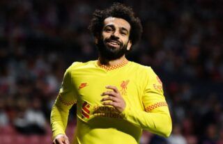 Mohamed Salah has scored in nine consecutive games for Liverpool