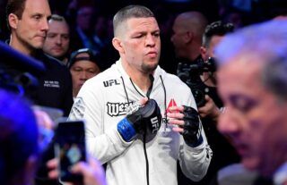 Nate Diaz has one fight left on his current UFC deal.