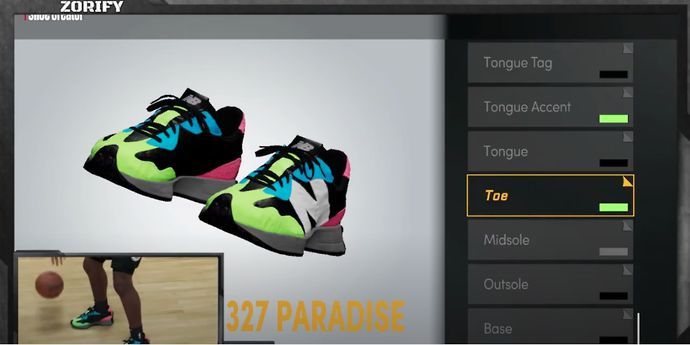 NBA 2K22 Shoe Creator