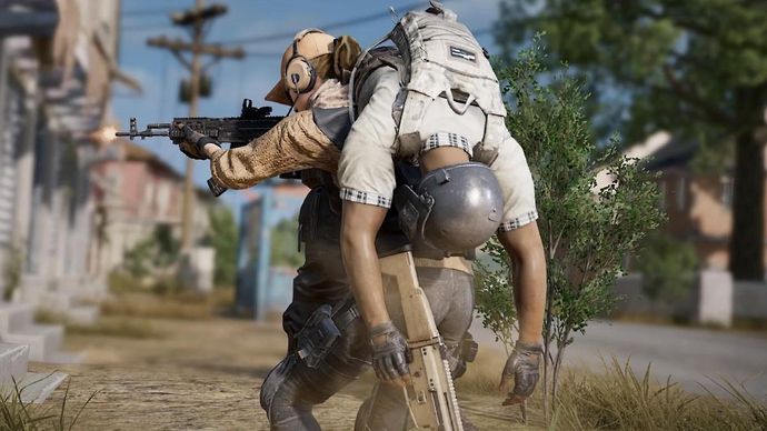 The Carry feature was added to PUBG during 14.1.