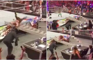 Io Shirai horror bump on WWE NXT