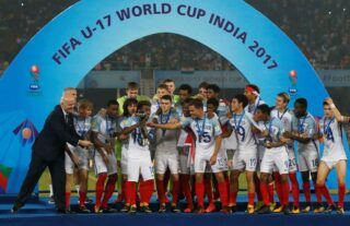 England's U17s won the World Cup in 2017