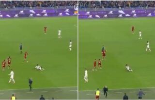 Jose Mourinho was disgusted after a foul was given against his Roma side vs AC Milan